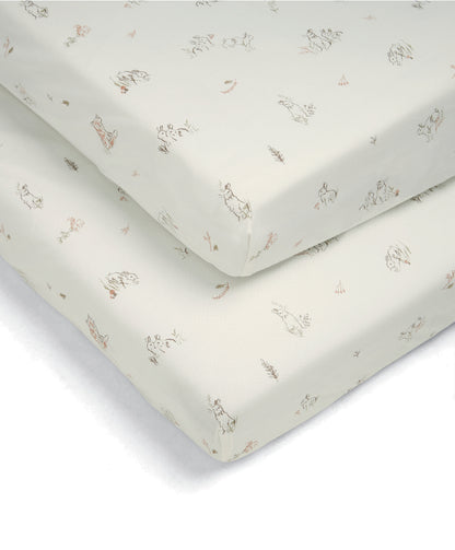 Mamas & Papas Cotbed Fitted Sheets SEEDING