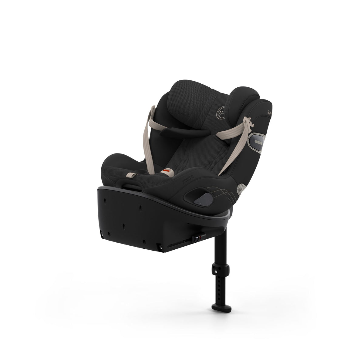 Cybex sirona Si swivel car seat complete with isofix base in sepia black style colour.