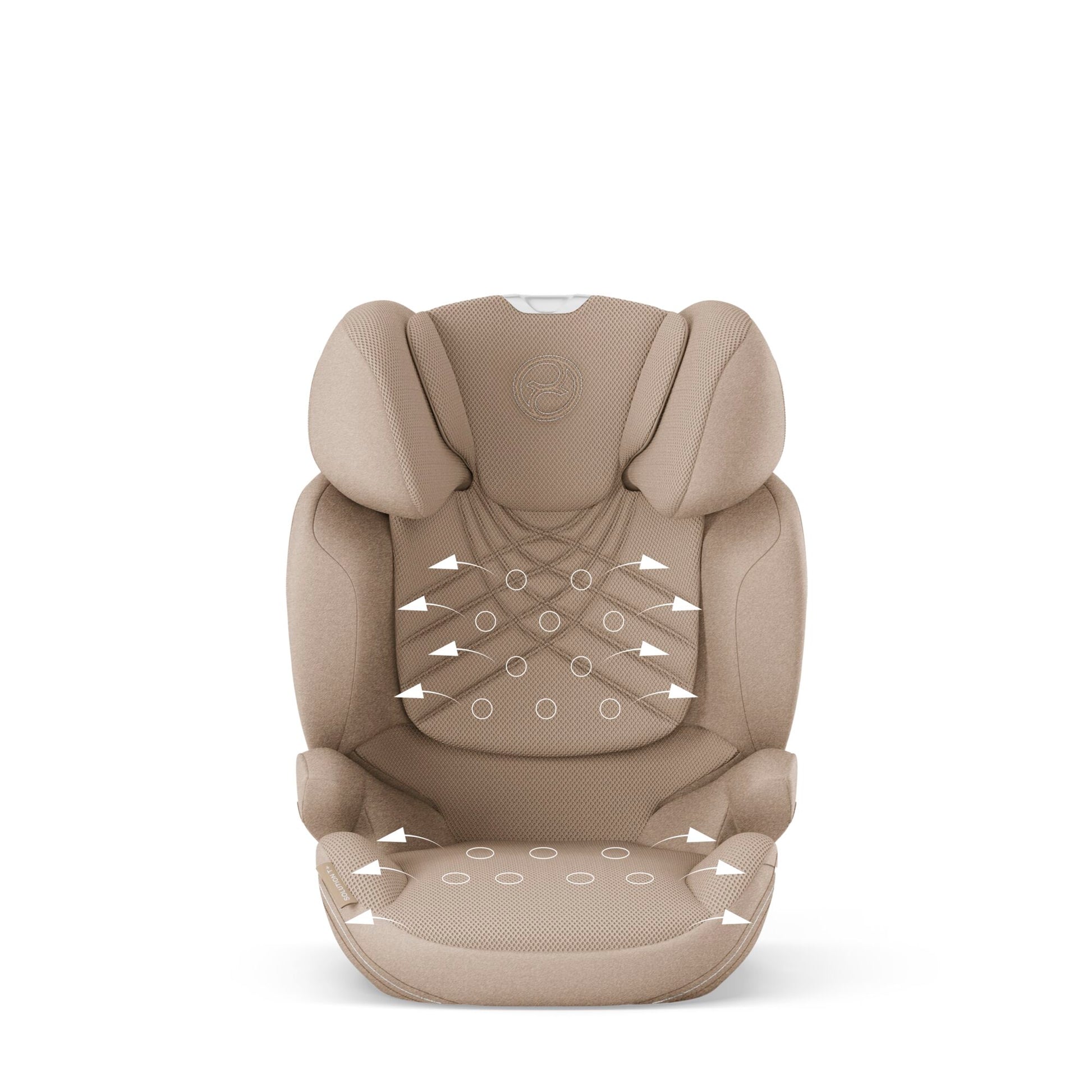 Cybex Solution T mirage in Cozy Beige Plus colour.