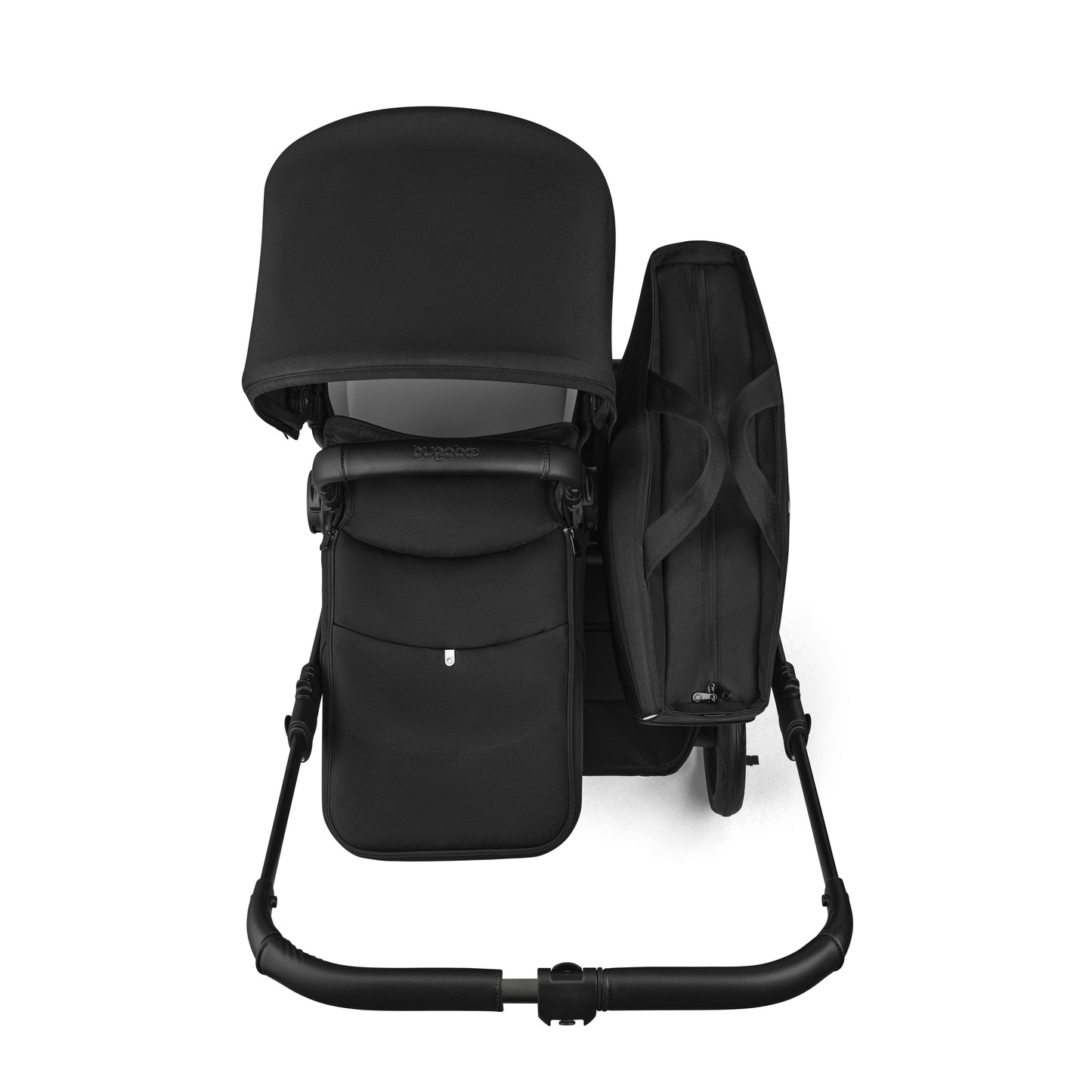 Bugaboo Donkey 6 pushchair single mode in heritage black colour.