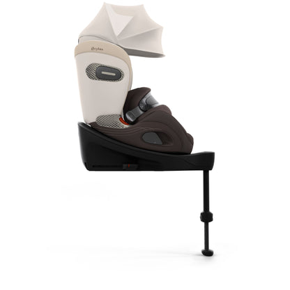 Cybex anoris s car seat with airbag in amber brown colour, without base.