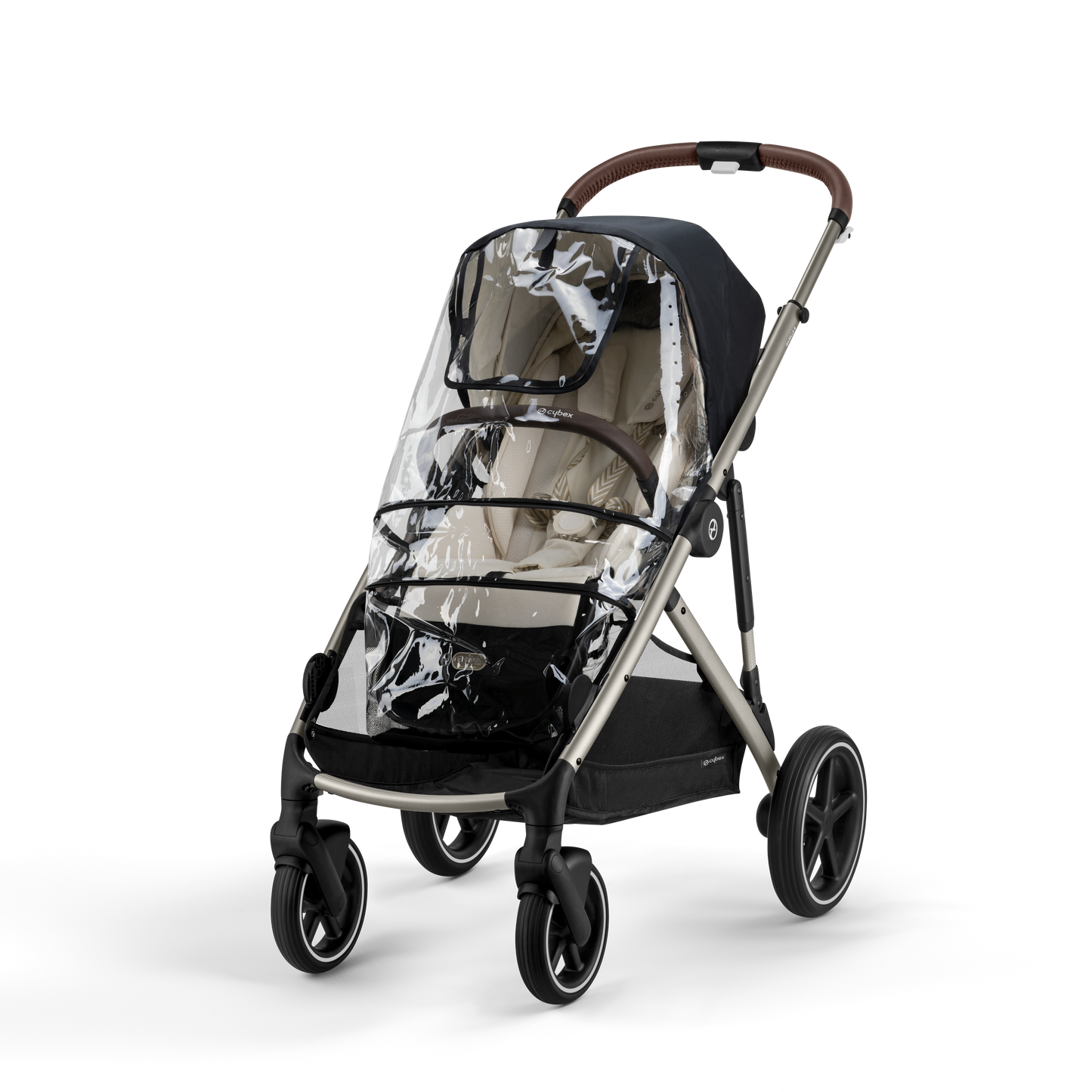 Gazelle pushchair in moon black.