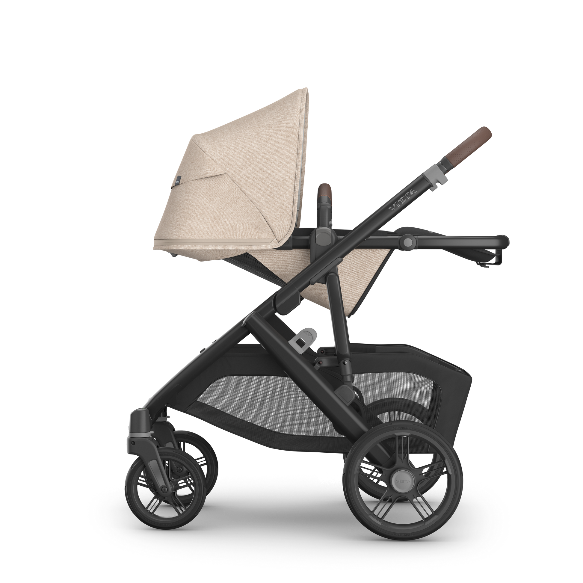 UPPAbaby Vista V3 in Liam featuring a stroller.