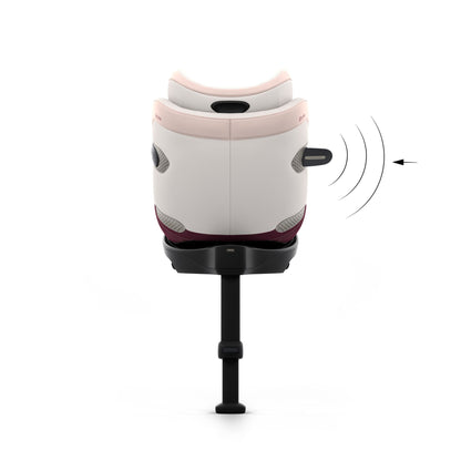 Cybex Sirona S car seat without base, in quartz pink style colour way.