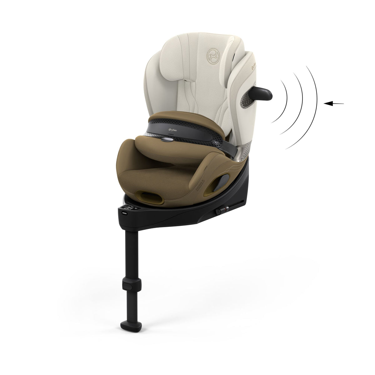 Cybex anoris s car seat with airbag in jade green style colour, without base.