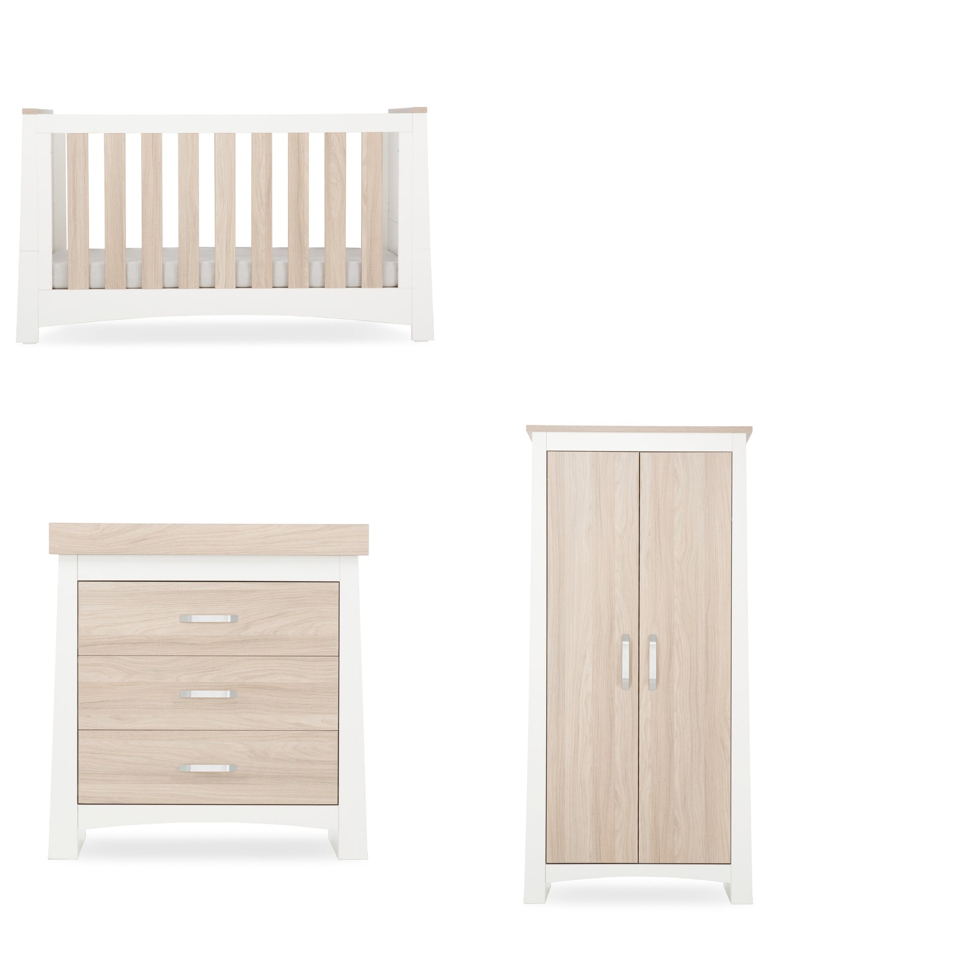ADA 3 Piece Bundle with Cotbed Dresser and Wardrobe
