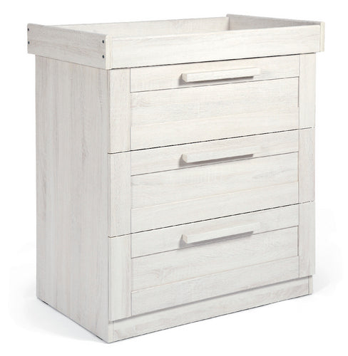 Mamas & Papas Atlas Dresser featuring a Nimbus White design.