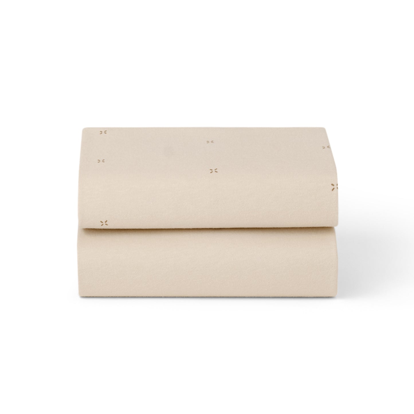 Snuzpod crib sheets in Cashmere/Cross colour.