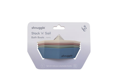 Shnuggle Stack and Sail Bath Boat Toys