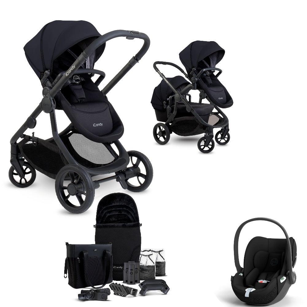 iCandy Orange 4 Black Edition & Cybex Cloud T Travel System