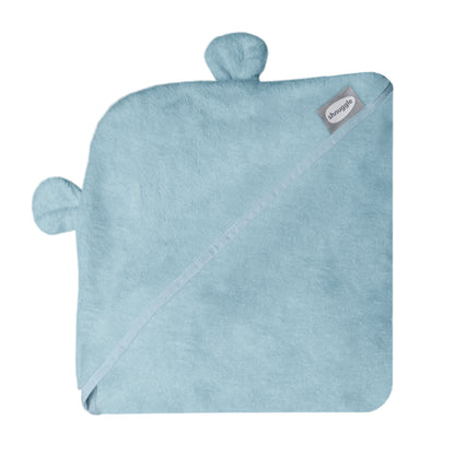 Shnuggle hooded towel in blue