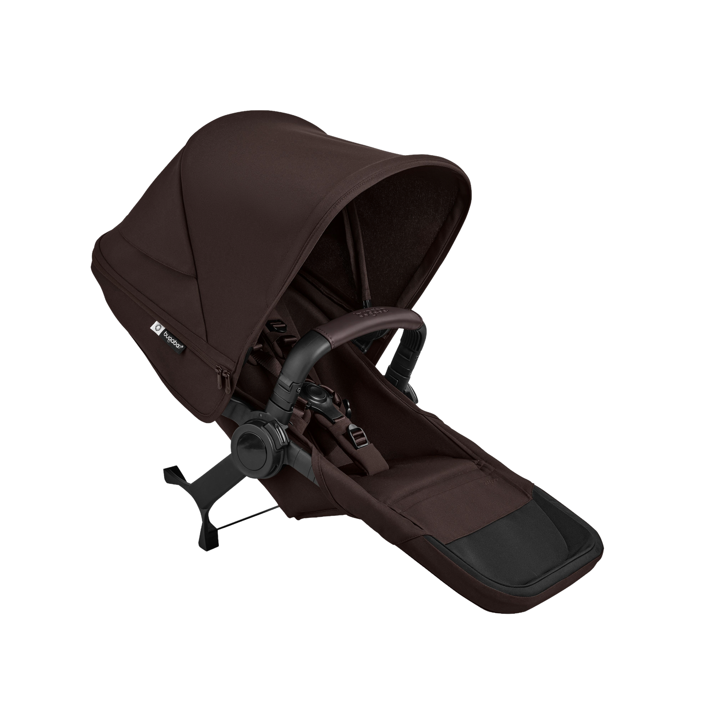 Donkey double pushchair in cocoa brown with matching accessories and atonB2 car seat and base