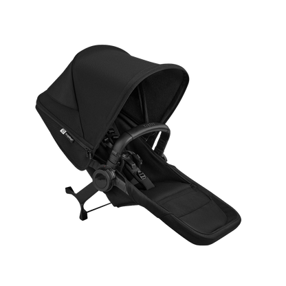 Donkey double pushchair in heritage black with matching accessories and atonB2 car seat and base