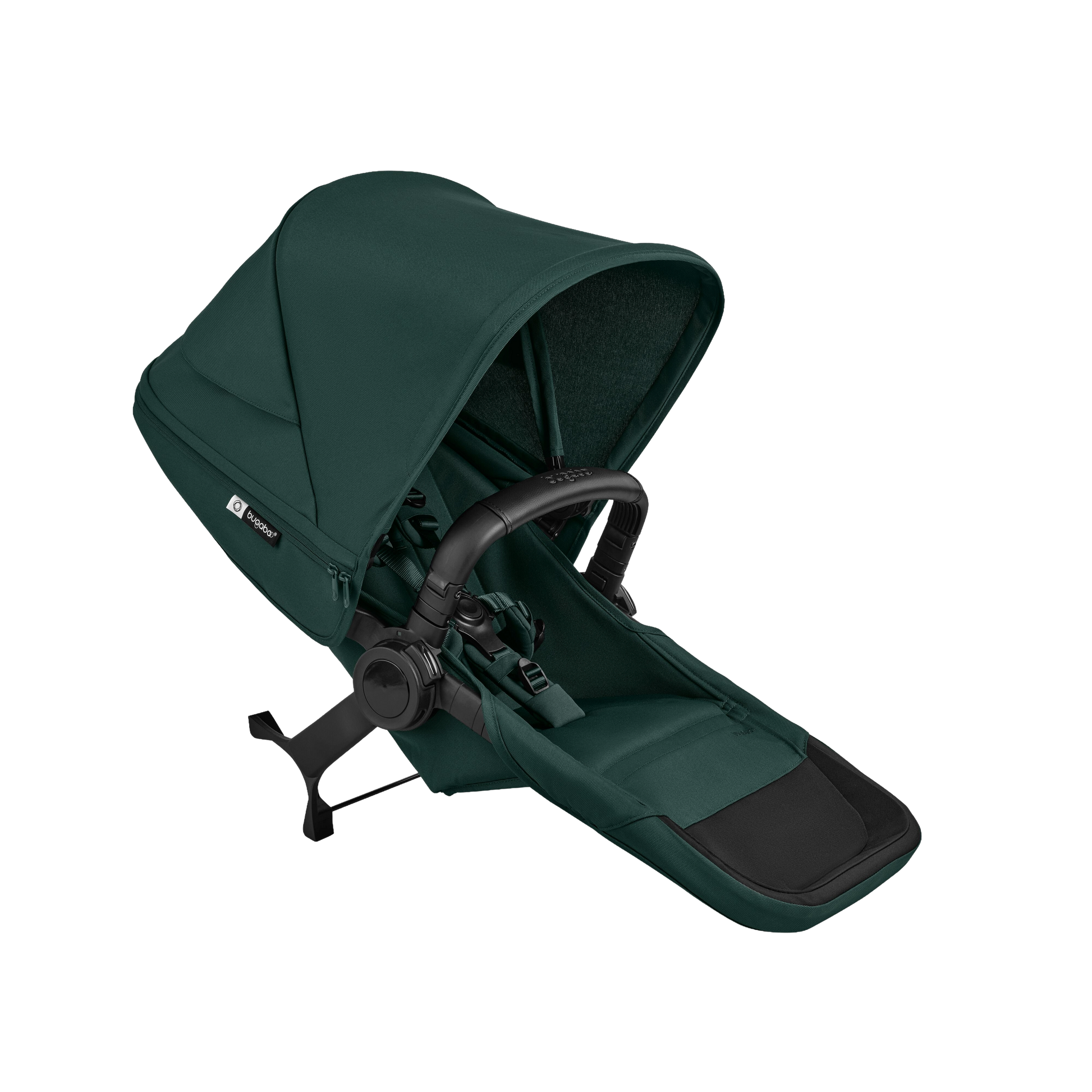 Bugaboo donkey double pushchair and accessories in fern green.