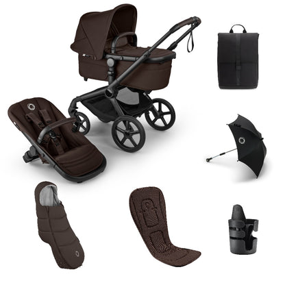 Bugaboo Fox 5  Renew Complete Bundle in cocoa brown colourway.