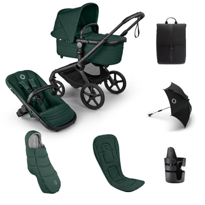 Bugaboo Fox 5  Renew Complete Bundle in fern green colourway.