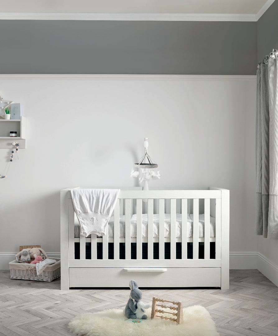 Mamas & Papas Franklin Cotbed in White Wash