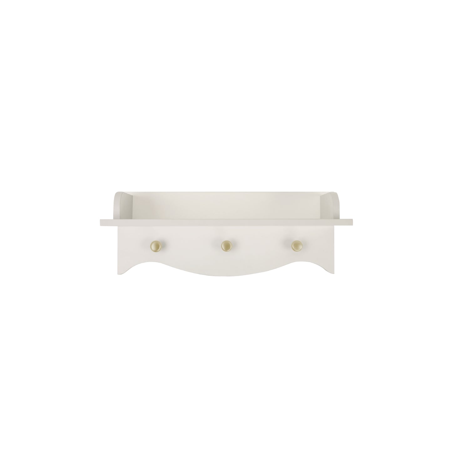 CuddleCo Clara nursery shelf in cashmere colour.