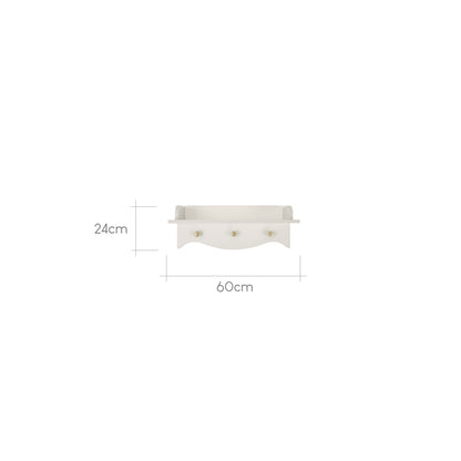 CuddleCo Clara nursery shelf in cashmere colour.