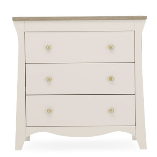 Clara 3 drawer dresser in cashmere