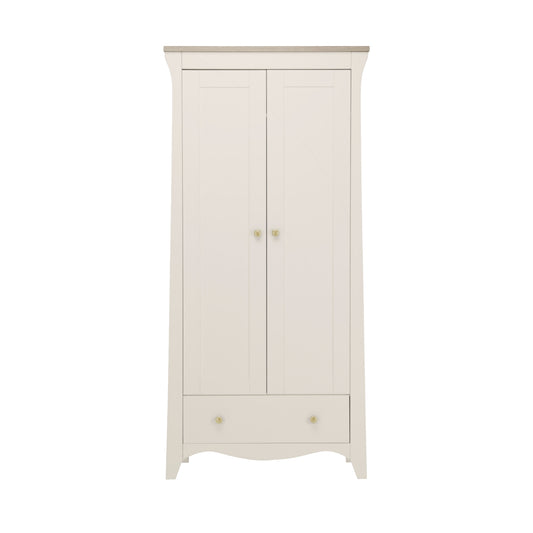 Clara two-door wardrobe in Cashmere.