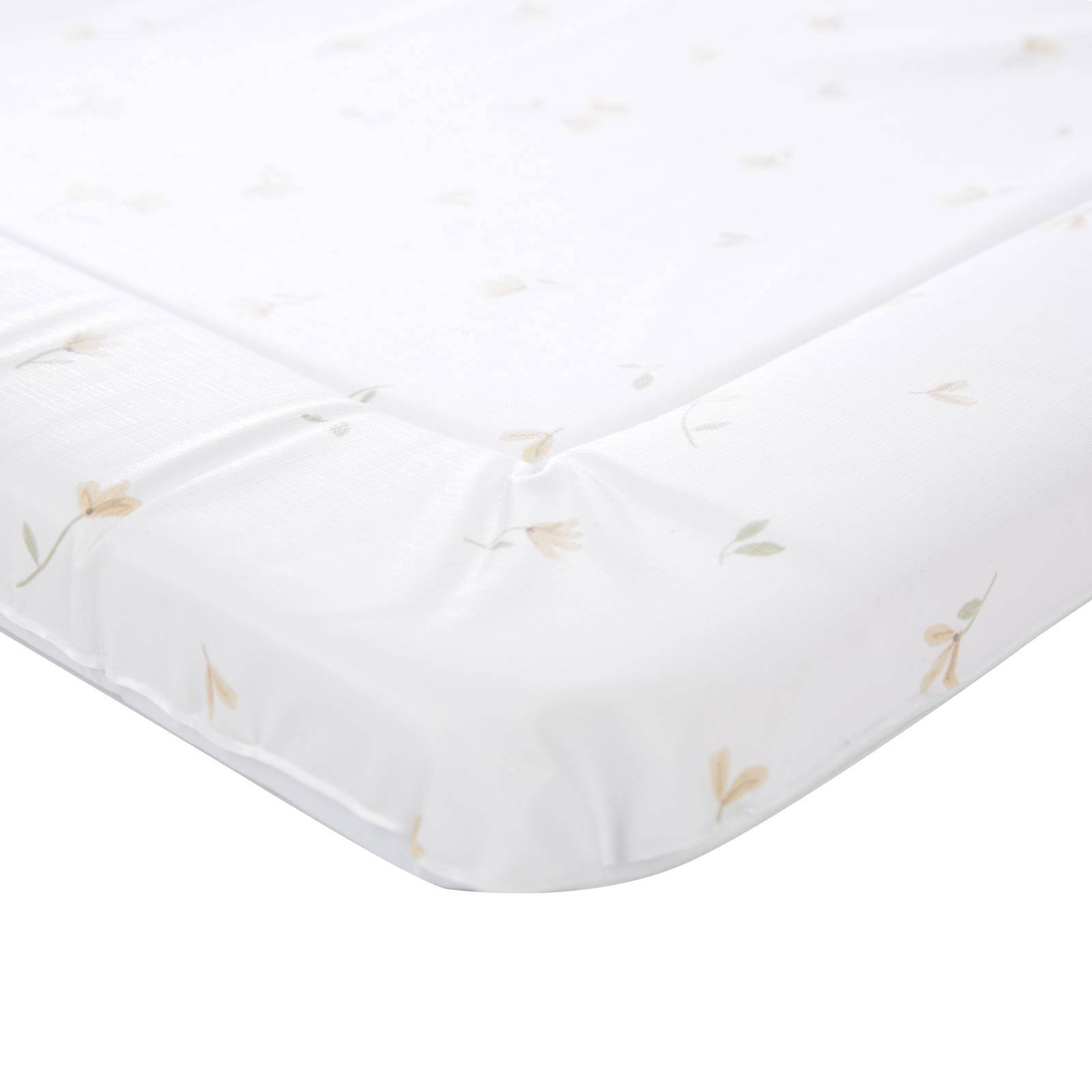 CuddleCo yellow ditsy floral changing mat 