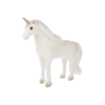 CuddleCo Standing Unicorn in Gold Dust 