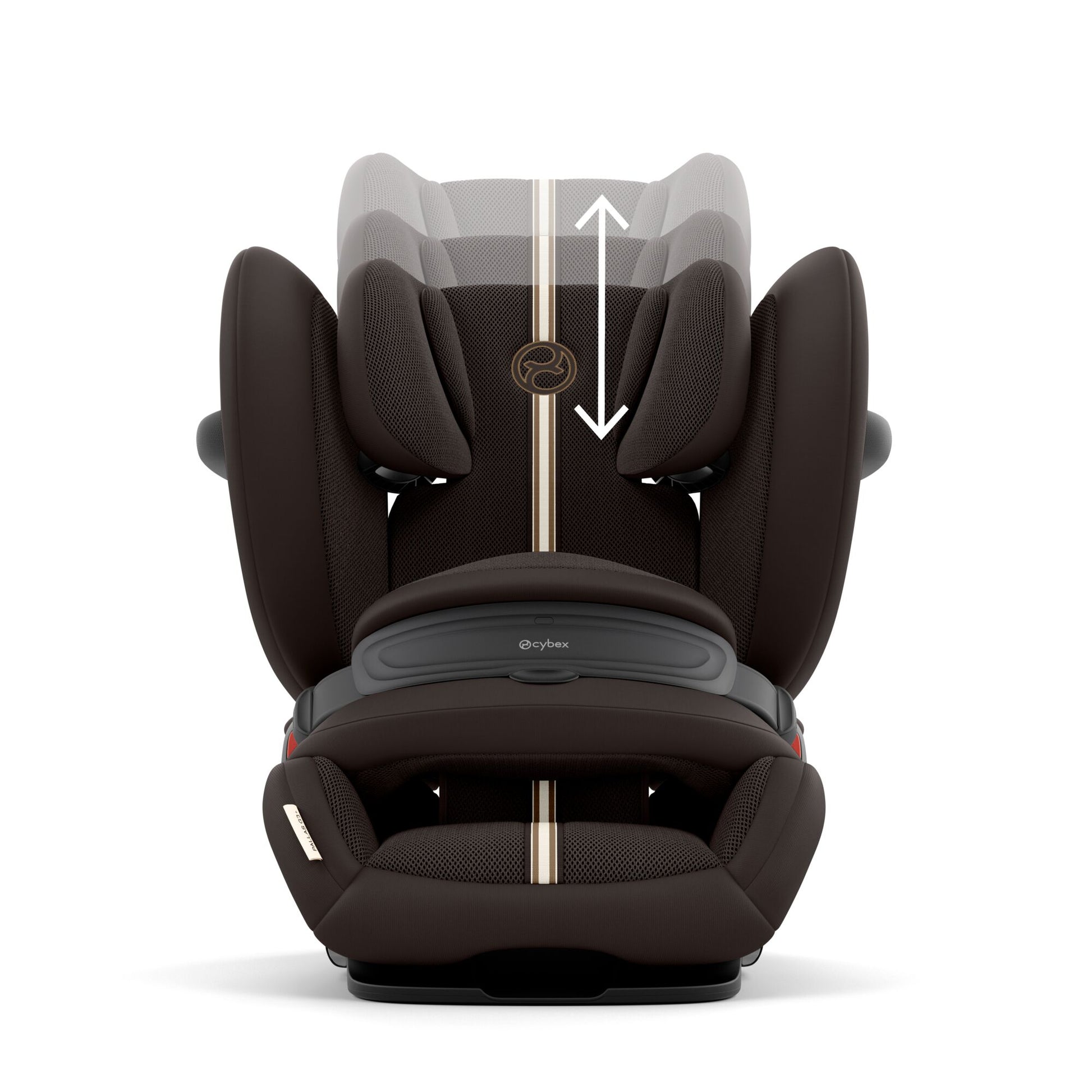 Cybex Pallas G3 i-Size Toddler Car Seat in chocolate brown PLUS colour.