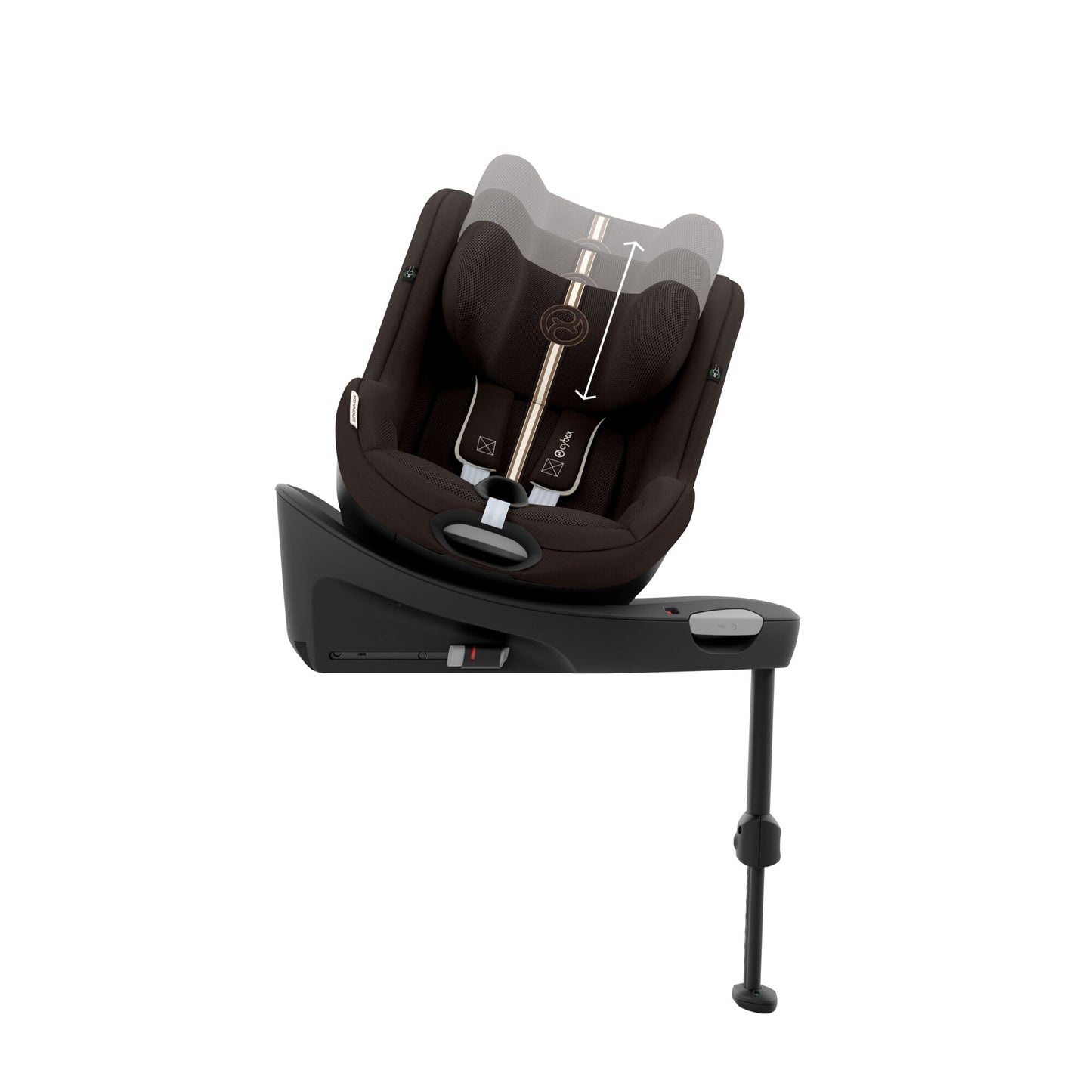 Cybex Sirona Gi I-Size car seat in chocolate brown colour.