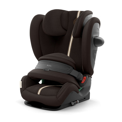 Cybex Pallas G3 i-Size Toddler Car Seat in chocolate brown PLUS colour.