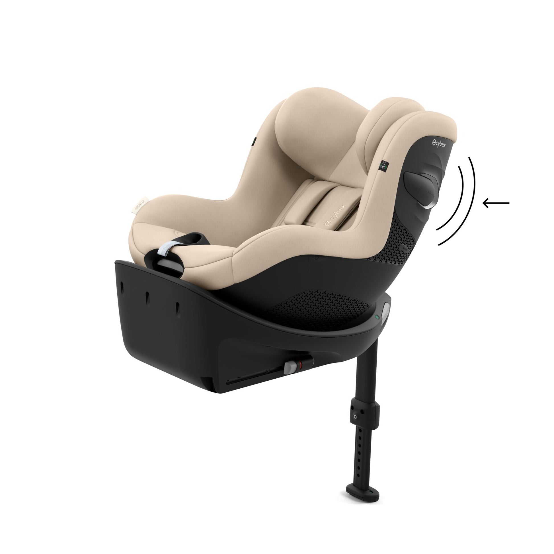Cybex Sirona Gi I-Size car seat in Almond Beige colour.