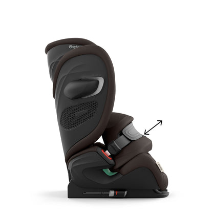Cybex Pallas G3 i-Size Toddler Car Seat in chocolate brown PLUS colour.