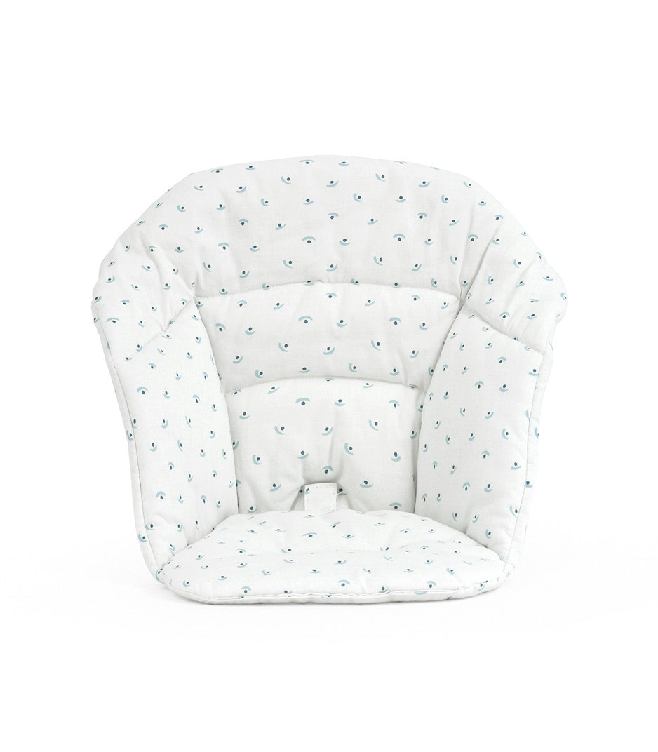 Stokke clikk cushion in blueberry boat colourway.