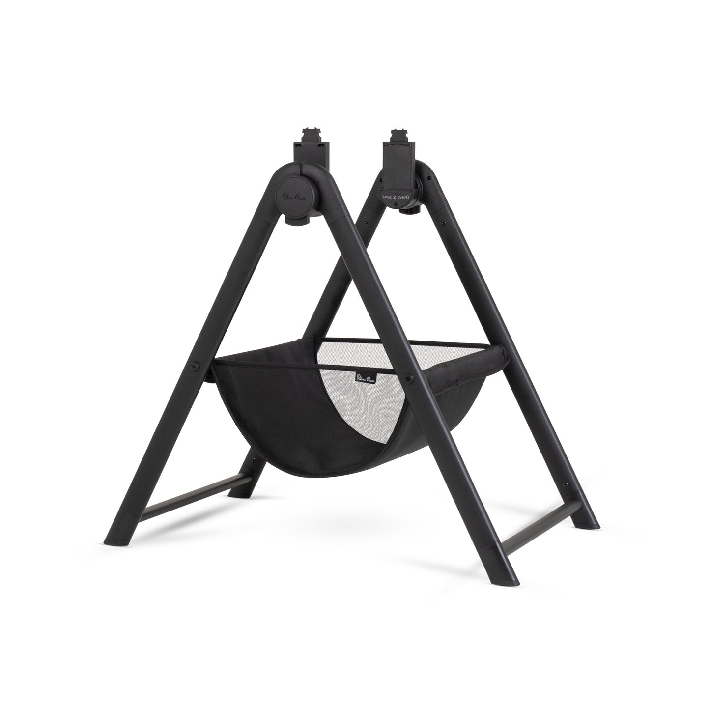 Folding carrycot stand in black, for use with silver cross cove 2 carrycot.