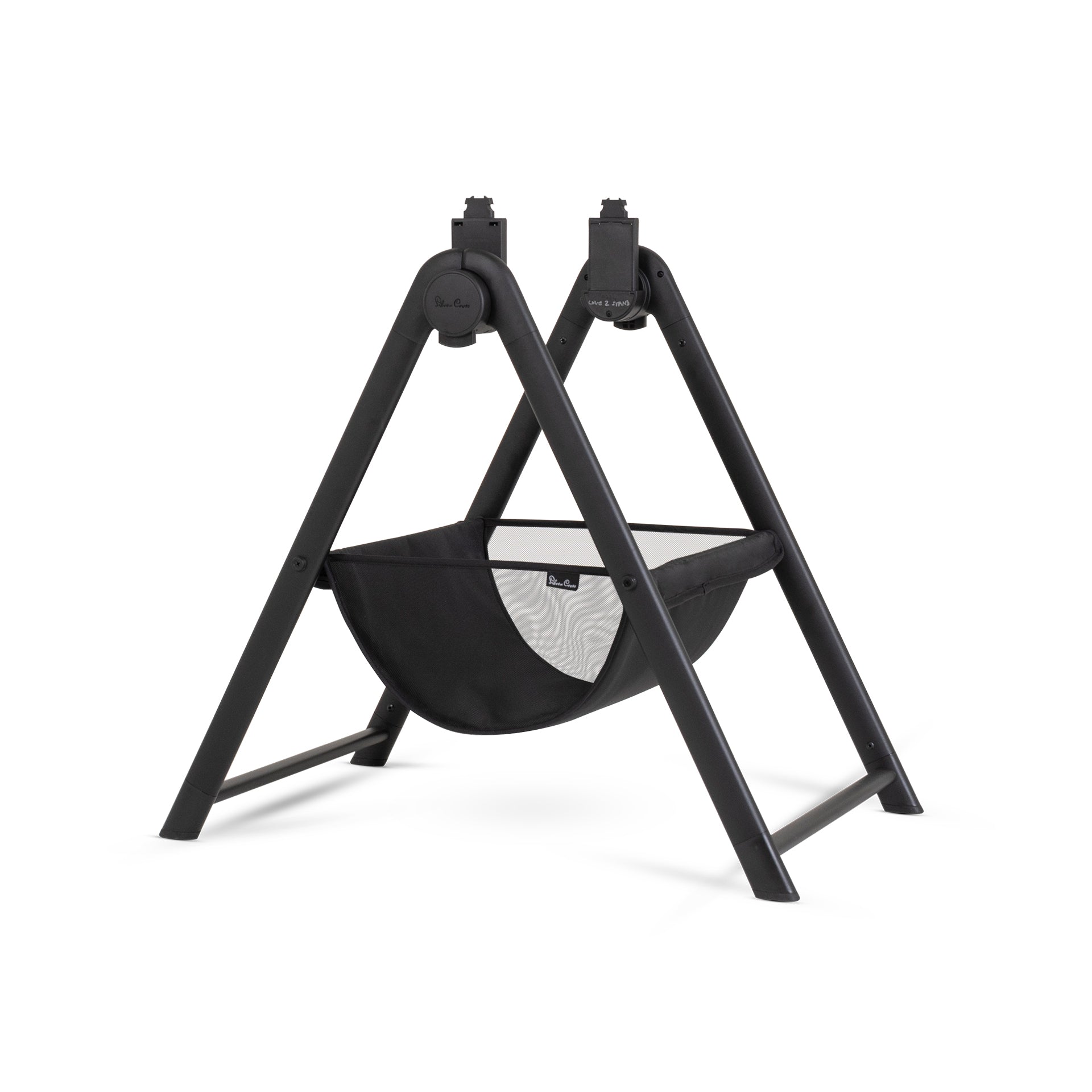 Folding carrycot stand in black, for use with silver cross cove 2 carrycot.