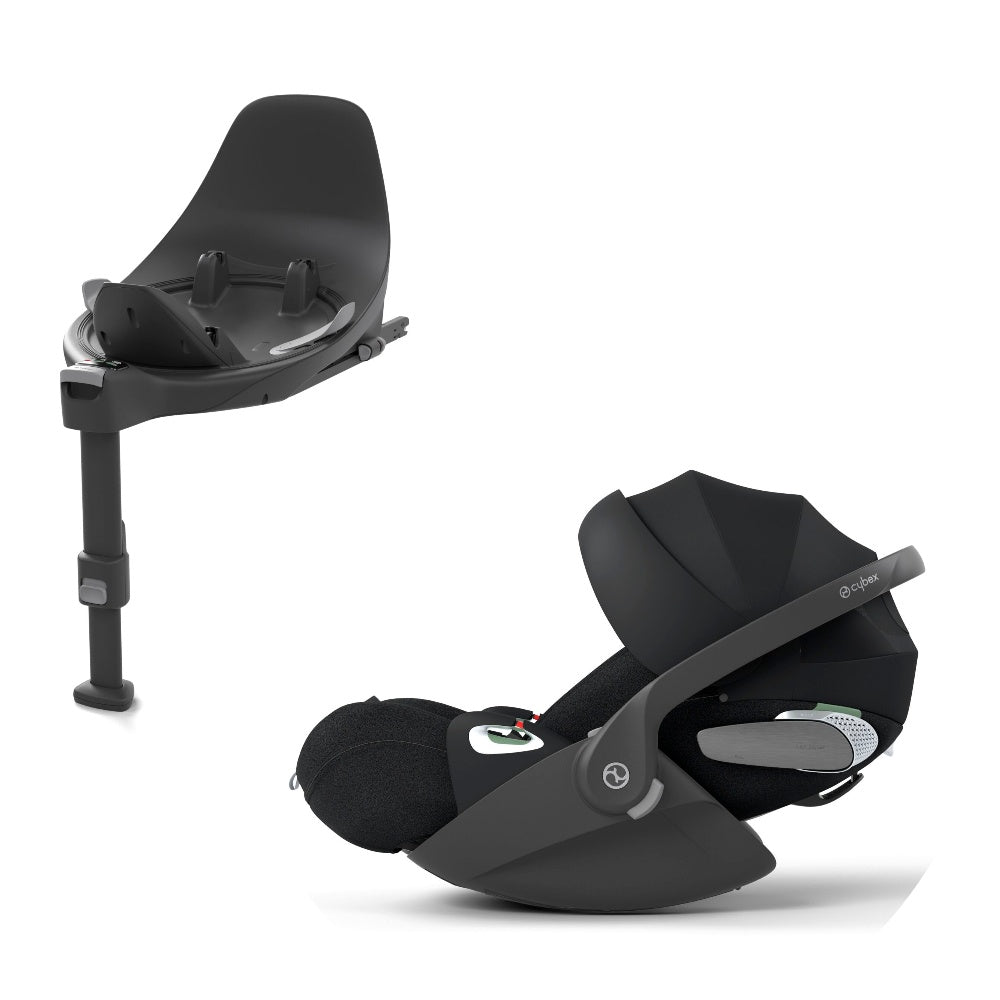 Cybex cloud t car seat in sepia black plus colour with isofix base t.