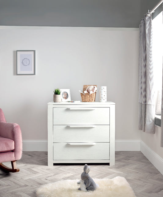 Mamas & Papas Franklin Dresser & Changing Unit in Whitewash