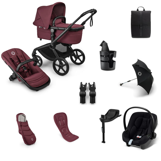 Bugaboo Fox 5  Renew Complete Bundle Dark Cherry
