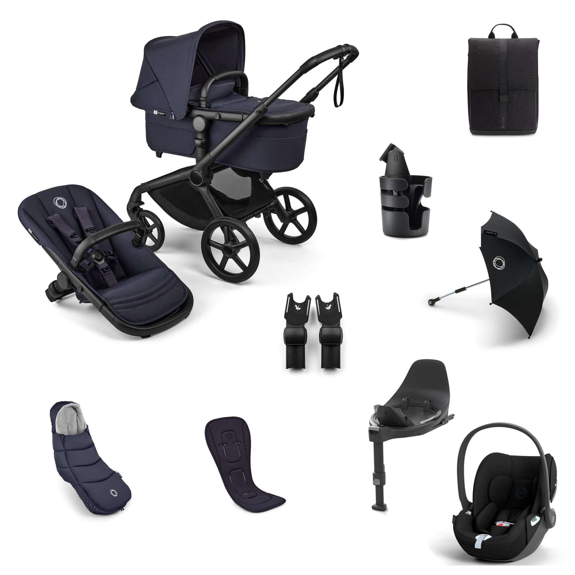 Bugaboo Fox 5  Renew Complete Bundle Deep indigo