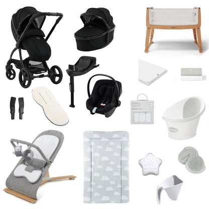 Egg3 in panther black colourway with all babies essentials.