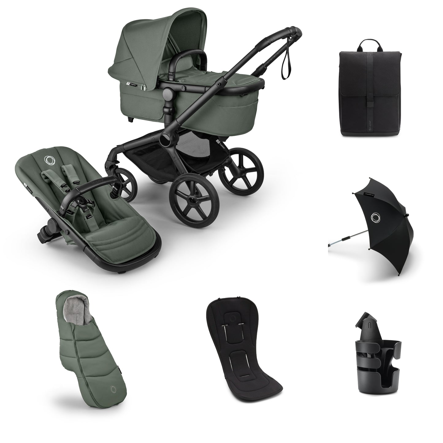 Bugaboo Fox 5  Renew Complete Bundle Forest Green