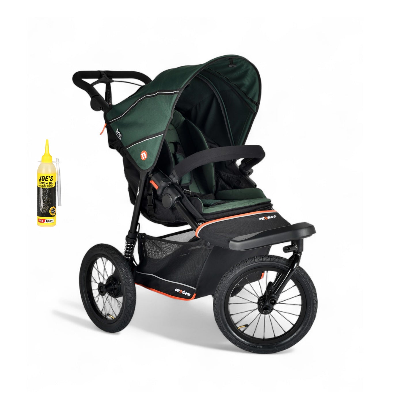 Out n About Nipper PLUS V6 Single in Sycamore Green colour way.