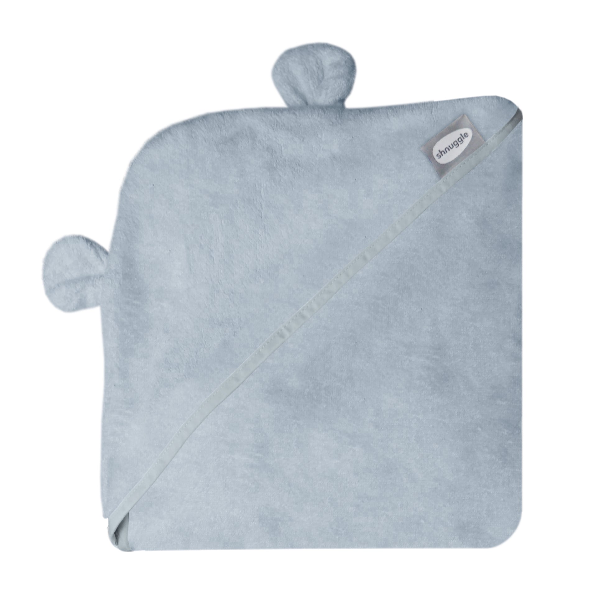 Shnuggle hooded towel in grey