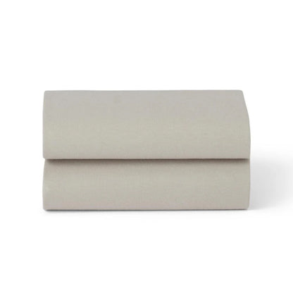 Snuz fitted sheets to fit a moses basket or pram in grey colour.