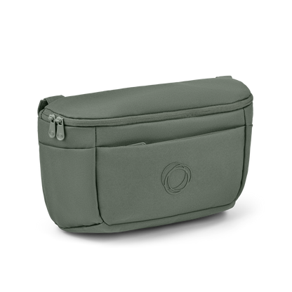 Bugaboo organiser bag for pushchair in forest green colourway.