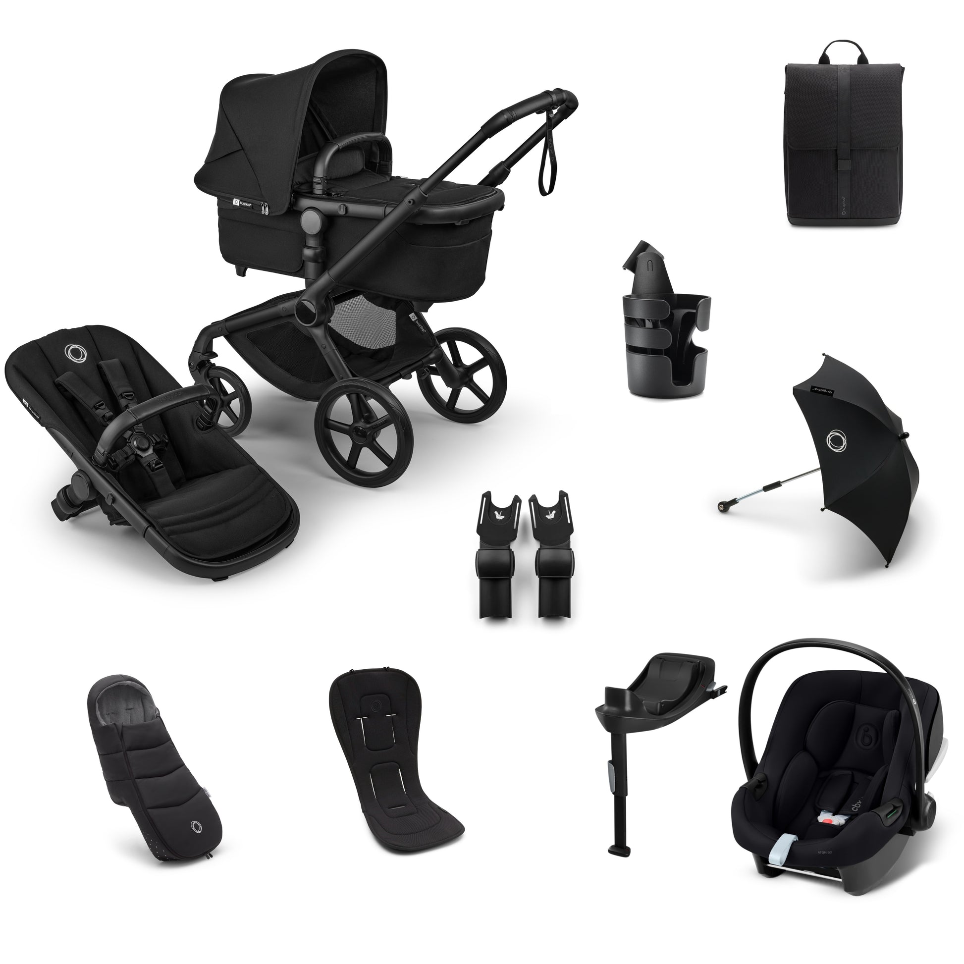 Bugaboo Fox 5  Renew Complete Bundle Heritage Black
