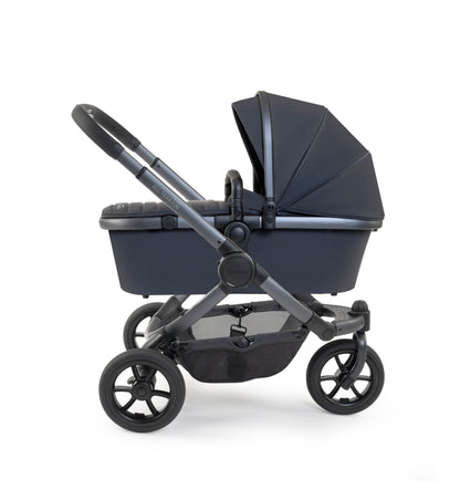 iCandy Peach 7 All Terrain complete bundle in Storm showcasing high quality pushchair and accessories