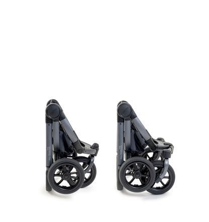 iCandy Peach 7 All Terrain complete bundle in Storm showcasing high quality pushchair and accessories