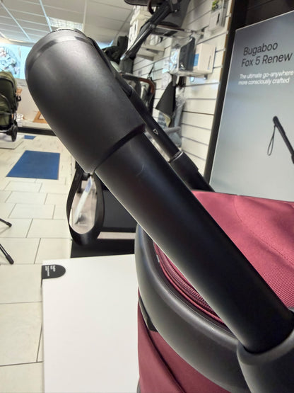 Bugaboo Fox 5 Renew Pushchair Set Dark Cherry - SHOP FLOOR DISPLAY MODEL