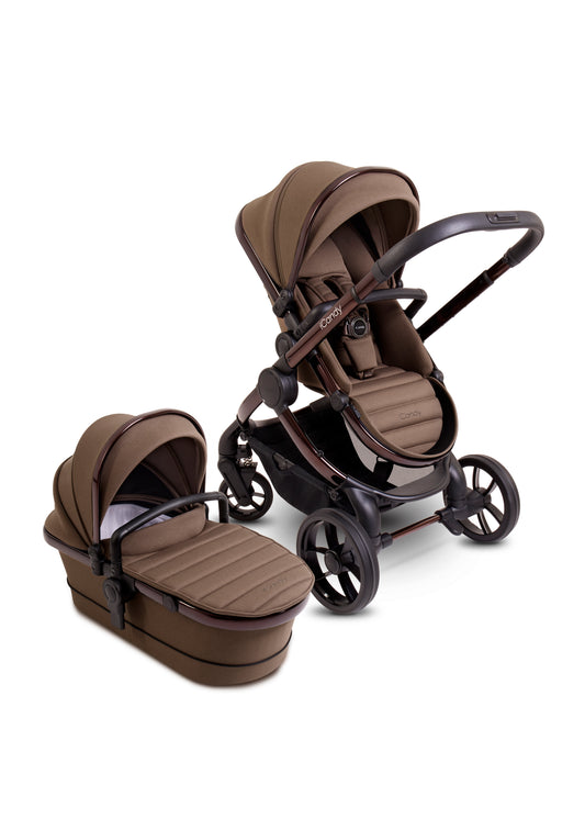  iCandy Peach 7 stroller in Coco perfect for stylish parents on the go.
